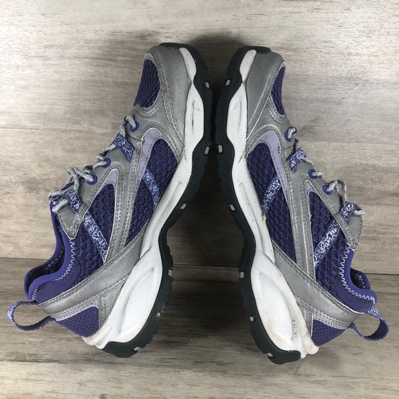 LL Bean Trail Hiking Walking Athletic Sneaker Shoe Outdoor Gray Purple Woman 6.5 - Picture 7 of 9